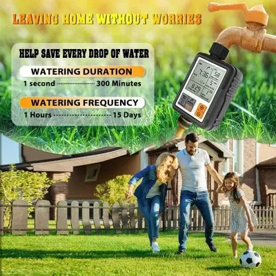 CROSOFMI Digital Programmable Sprinkler Water Timer photo 2
