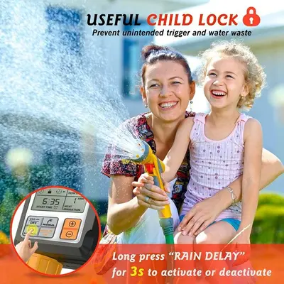 CROSOFMI Digital Programmable Sprinkler Water Timer photo 3