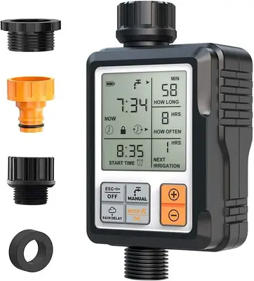 CROSOFMI Digital Programmable Sprinkler Water Timer photo 1