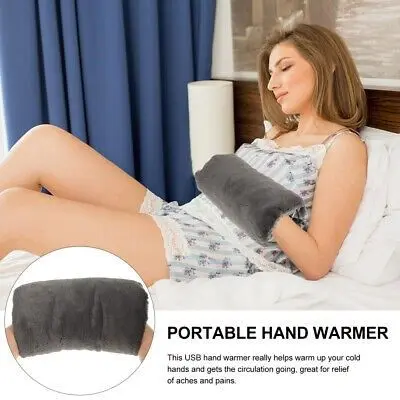 USB Electric Hand Warmer Muff, Plush Pillow Style photo 4