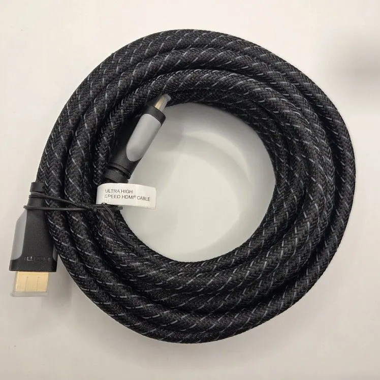 Commercial Electric 15 ft Gold-Plated HDMI Cable, Black