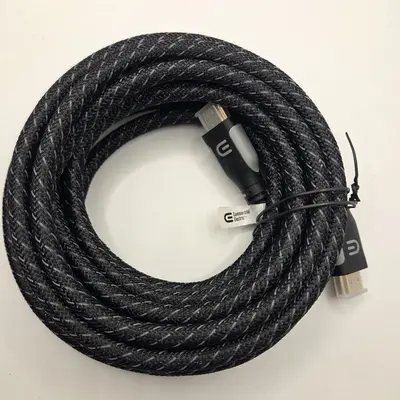 Commercial Electric 15 ft Gold-Plated HDMI Cable, Black photo 2