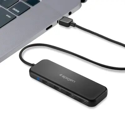 Spigen F100 4-Port Ultra-Slim USB 2.0 Hub photo 4