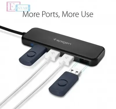 Spigen F100 4-Port Ultra-Slim USB 2.0 Hub photo 5