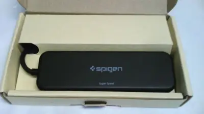 Spigen F100 4-Port Ultra-Slim USB 2.0 Hub photo 2