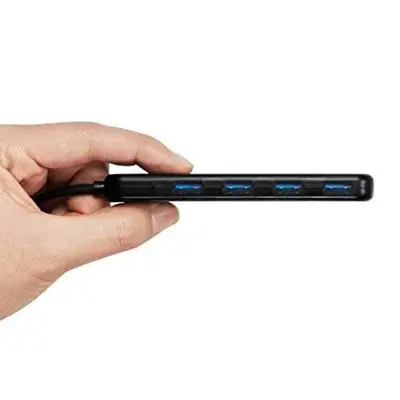 Spigen F100 4-Port Ultra-Slim USB 2.0 Hub photo 3