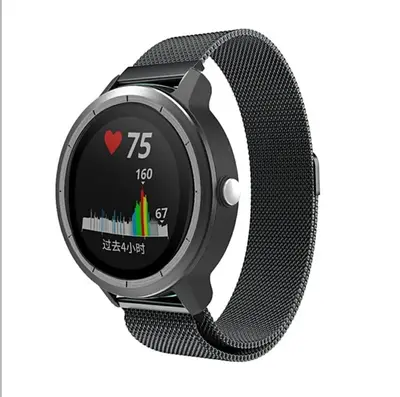 Milanese Magnetic Loop Stainless Steel Band for Garmin Vivoactive photo 3