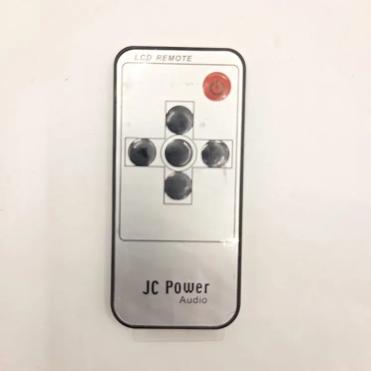 JC Power Audio LCD Remote for Car Headrest and Roof Monitors