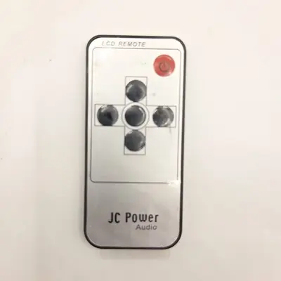 JC Power Audio LCD Remote for Car Headrest and Roof Monitors