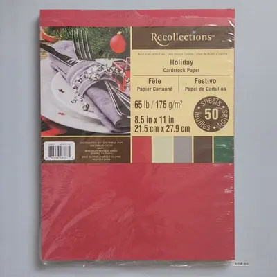 Cardstock in Green, Red and Orange, 3 Pieces photo 3