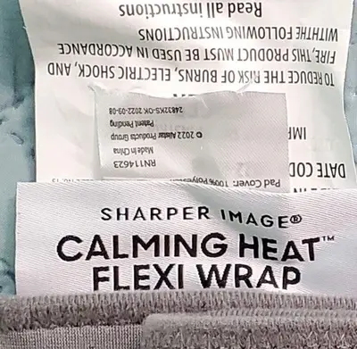 Sharper Image Calming Heat Flexi Wrap with Vibration, 25 x 2.5 in photo 3