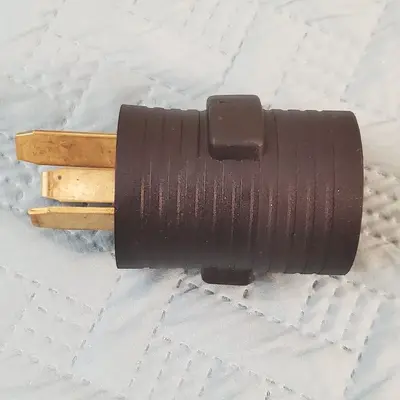 10-50P to 14-30R Compact 30A Welder/Dryer Power Cord Adapter photo 1
