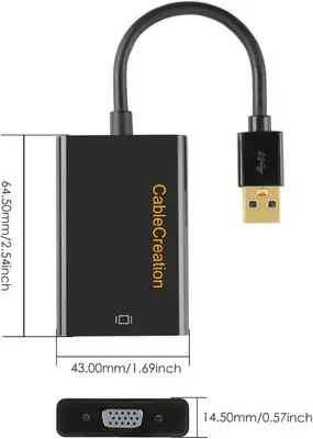 CableCreation USB 3.0 to VGA Adapter, DisplayLink Chipset photo 8
