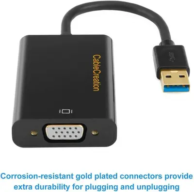 CableCreation USB 3.0 to VGA Adapter, DisplayLink Chipset photo 7