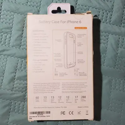 Vaxza iPhone 6 Battery Case with 3100mAh Built-In Power Bank photo 2