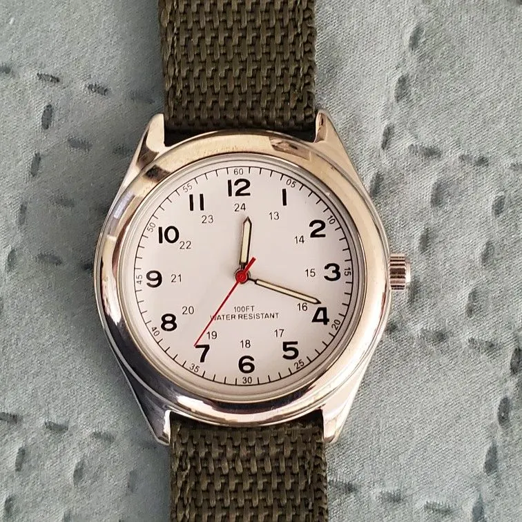 Japan Movement Watch with Metal Bezel