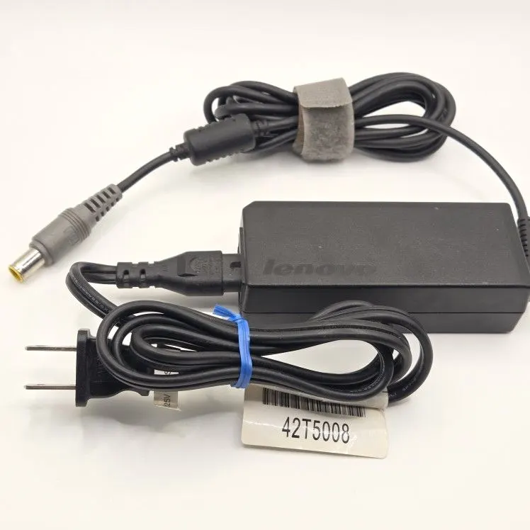 Original Lenovo 92P1156 65W Ultra Portable AC Adapter for ThinkPad X60