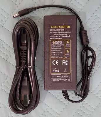 HXY41250 12V 5A AC/DC Adapter