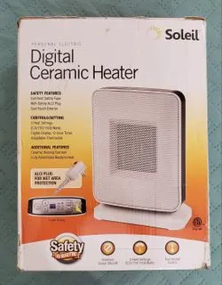 Soleil PTC-910B Digital Ceramic Heater