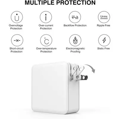 60W USB-C PD Charger for MacBook Pro/Air photo 6