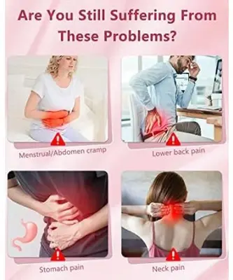 Cordless USB Heating Pad for Period Cramps and Back Pain, Wearable Belt photo 2