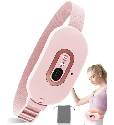 Cordless USB Heating Pad for Period Cramps and Back Pain, Wearable Belt