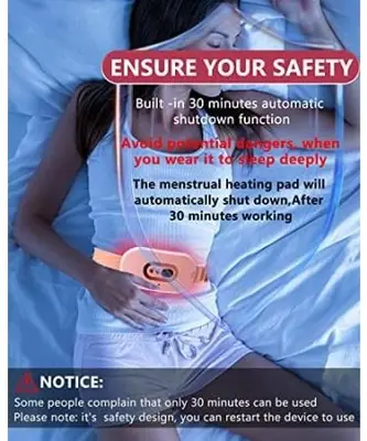 Cordless USB Heating Pad for Period Cramps and Back Pain, Wearable Belt photo 5