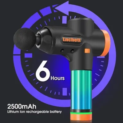 Deep Tissue Percussion Massage Gun, 20 Speeds photo 3