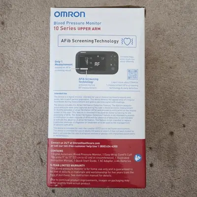 OMRON 10 Series Upper Arm Blood Pressure Monitor with AFib Detection photo 8