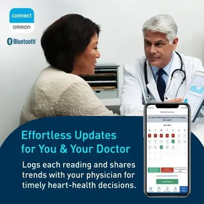 OMRON 10 Series Upper Arm Blood Pressure Monitor with AFib Detection photo 5