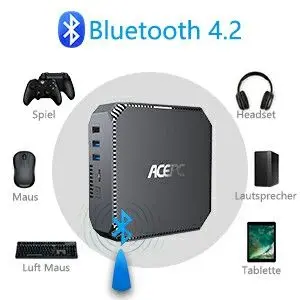 AK3V Mini PC, Celeron J3455, 6GB/120GB SSD, Windows 10 photo 10