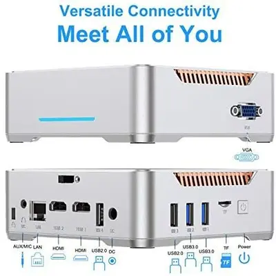 AK3V Mini PC, Celeron J3455, 6GB/120GB SSD, Windows 10 photo 4