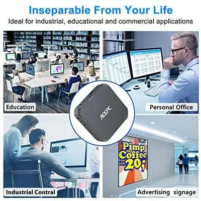 ACEPC AK2 Mini PC, Celeron J3455, 8GB DDR3, 120GB SSD, Windows 10 photo 11