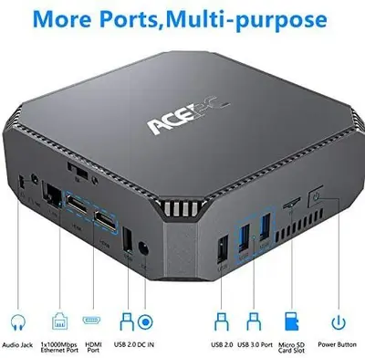 ACEPC AK2 Mini PC, Celeron J3455, 8GB DDR3, 120GB SSD, Windows 10 photo 4