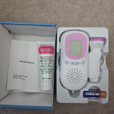 Baby Heartbeat Monitor, Pregnancy Doppler Fetal Monitor with Gel photo 2