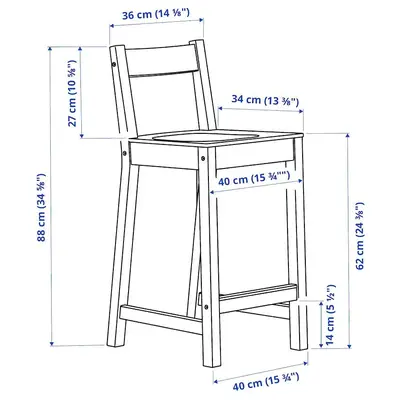 IKEA NORDVIKEN Bar Stool photo 6