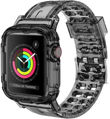 Bumper Case with Bands for Apple Watch Series 1-6 and SE