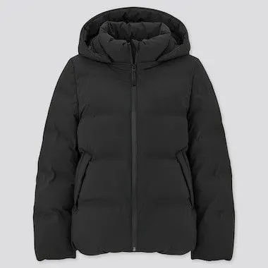 Uniqlo Women's Seamless Down Parka, Size M, Black