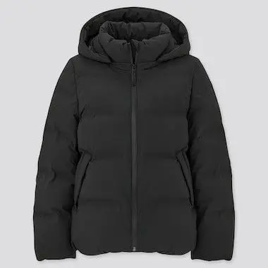 Uniqlo Women's Seamless Down Parka, Size M, Black