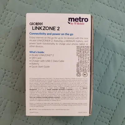 Alcatel Linkzone 2 4G LTE WiFi Hotspot MW43MP (T-Mobile) photo 3