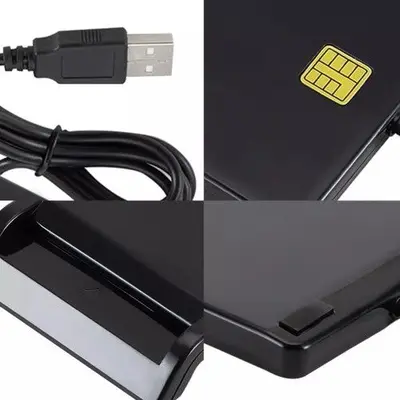 USB 2.0 Smart Card Reader for CAC, ID, Bank and SIM Cards photo 8
