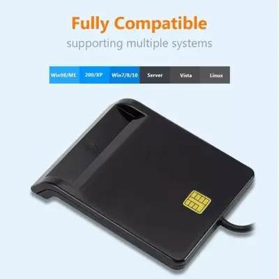 USB 2.0 Smart Card Reader for CAC, ID, Bank and SIM Cards photo 3