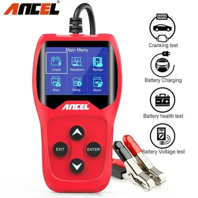 ANCEL BA201 12V Car Battery Load Tester, 100-2000 CCA photo 2