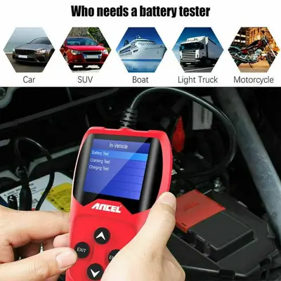 ANCEL BA201 12V Car Battery Load Tester, 100-2000 CCA photo 5