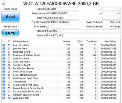 WD WD20EARX 2TB 7200RPM SATA Hard Drive photo 3