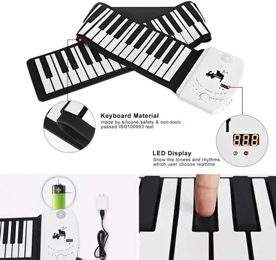 ANDSF 88-Key Roll-Up Portable Electronic Piano, Upgraded photo 11