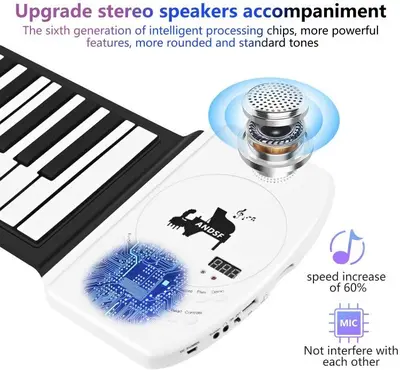 ANDSF 88-Key Roll-Up Portable Electronic Piano, Upgraded photo 7