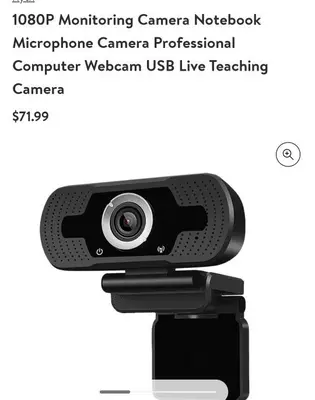1080P Computer Webcam with Microphone for Notebooks photo 3