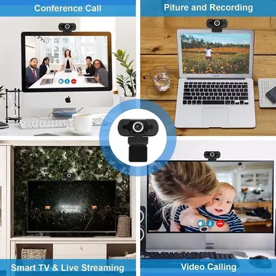 1080P Computer Webcam with Microphone for Notebooks photo 4
