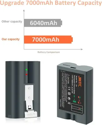 7000mAh Rechargeable Battery 2-Pack for Video Doorbell 2/3 and Spotlight Cam photo 4